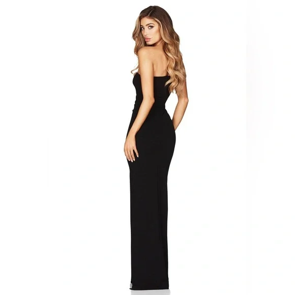 Nookie Lust One Shoulder Gown in Black size XS - Picture 2 of 13